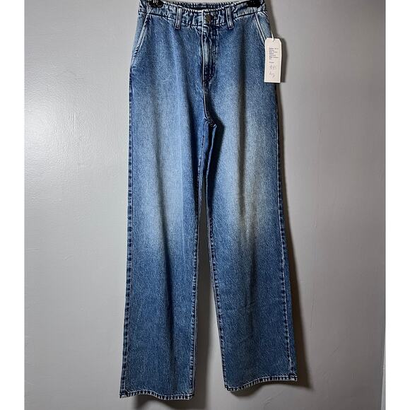 Modern American Fidelity Women’s Jeans Size 26 Blue Wide Leg / relaxed SAMPLE - Picture 4 of 13